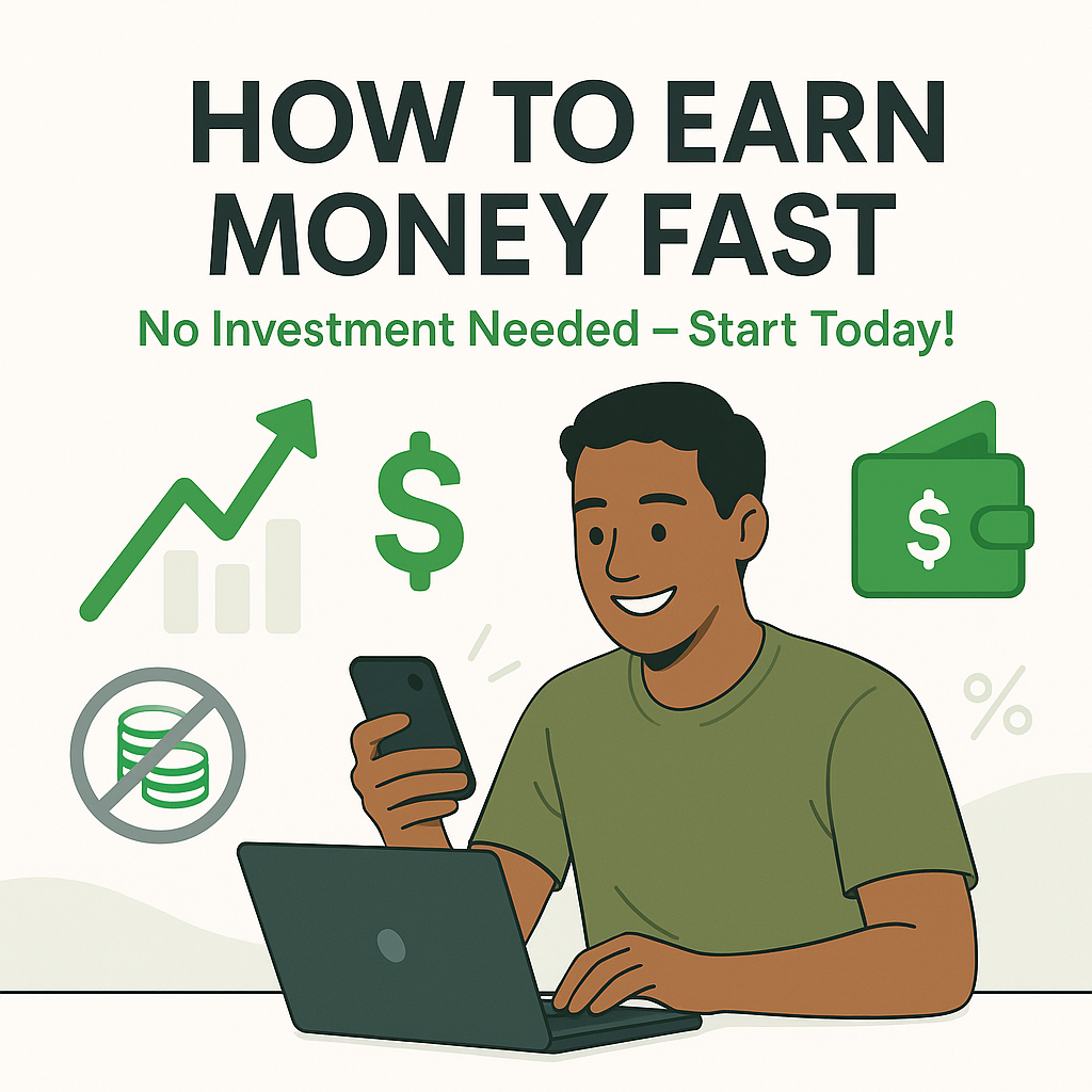 How to Earn Money Fast Without Any Investment